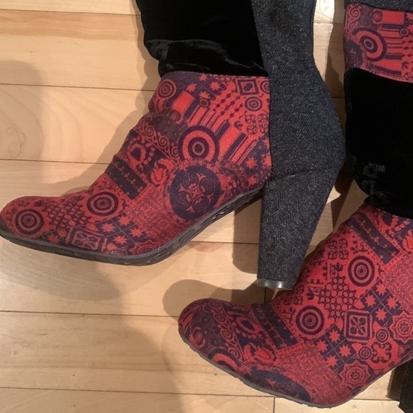 Desigual Textured heeled boots Shanon - Picture 4 of 12